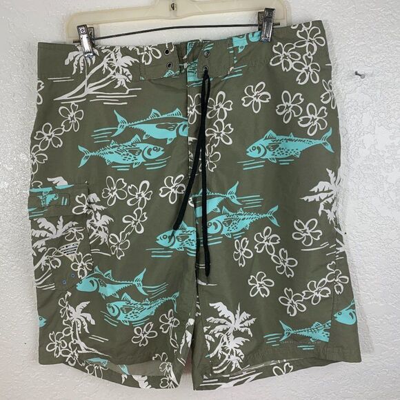 Columbia Size 36 Drawstring waist Board Shorts - Picture 1 of 6